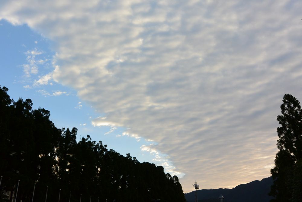 大河のような鰯雲（2015.10.05 06:25）